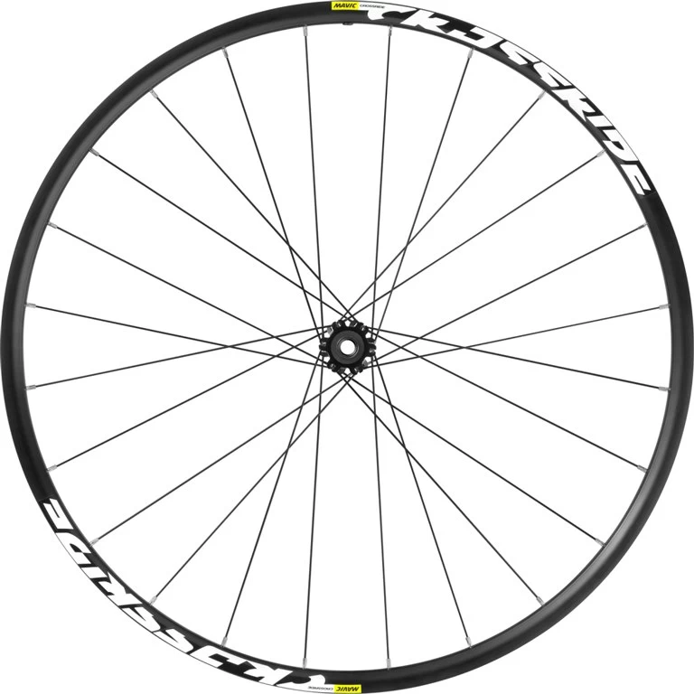 Mavic Crossride FTS-X 27.5 Front Wheel - 27.5" | Aluminum | Clincher | 6-Bolt | 15x100mm/QR - Black