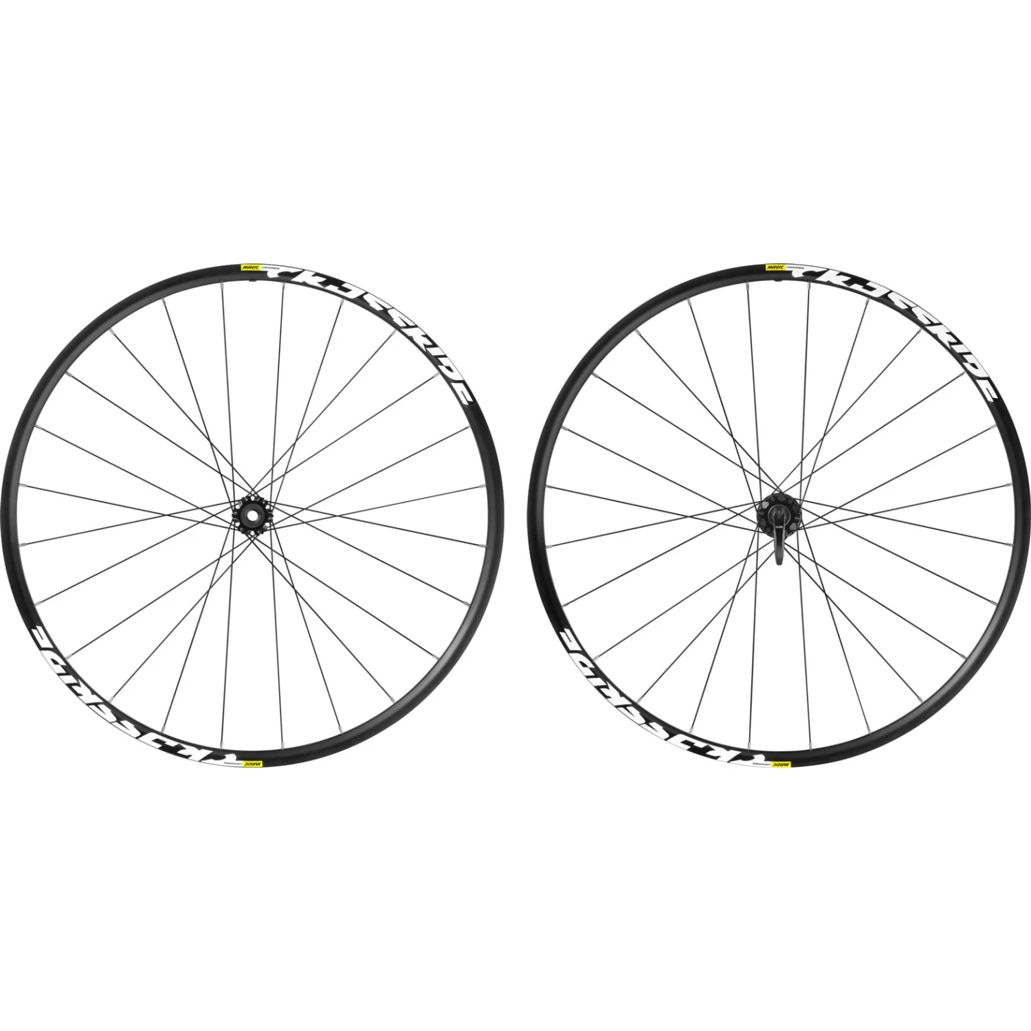 Mavic Crossride FTS-X 27.5 Wheelset - 27.5" | Aluminum | Clincher | 6-Bolt | QR100/15x100mm / QR135 - HG - Black