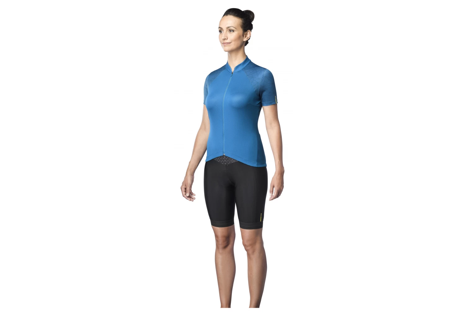 Mavic Womens Long Sleeves Sequence Graphic Mykonos Blue - Image 4