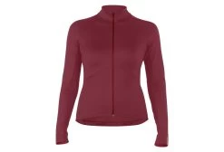 Mavic Sequence Thermo Women's Long Sleeve Jersey Bordeau