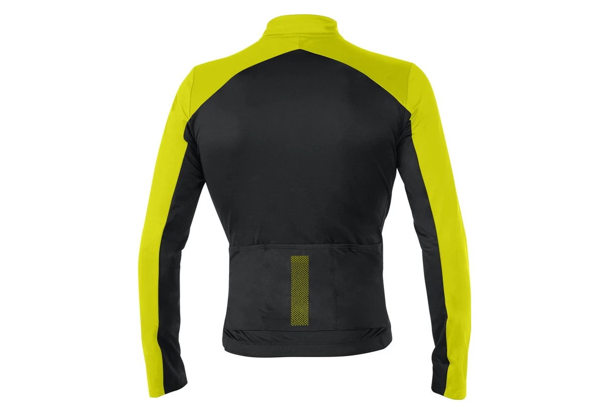 Mavic Cosmic Thermo Long Sleeve Jersey Black / Yellow - Image 5