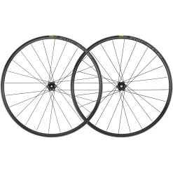 Mavic Allroad Disc Wheelset UST Clincher Tires - Centerlock - FW: 12x100mm/QR | RW: 12x142mm/QR - Black