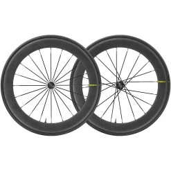 Mavic Ellipse Pro Carbon UST WTS Track Wheelset With Yksion Pro UST Folding Tire - Black
