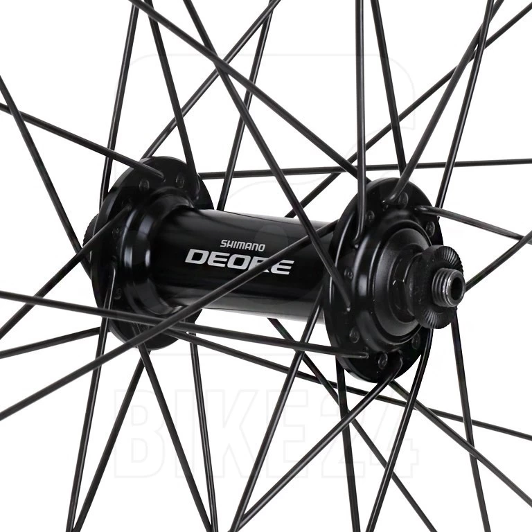 Shimano | Mavic - Deore Trekking HB-T610 | A319 - 28 Inch Front Wheel - Rim Brake - QR - Black/silver - Image 2