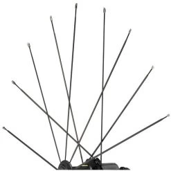 Mavic Spokes 293mm For Crossride Light 29" 2016 Front-/Rear Wheels - Non Drive Side (12 Pieces) - V2382601 - Black