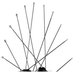 Mavic Spokes 252mm For Cosmic CXR 60 Tubular 2014 Rear Wheels - Drive Side (10 Pieces) - 32979501 - Black