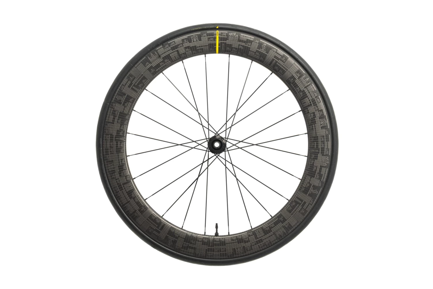 Mavic Comete Pro Carbon UST Tour De France 2019 Edition Carbon Tubeless 700c Rear Wheel - Image 2