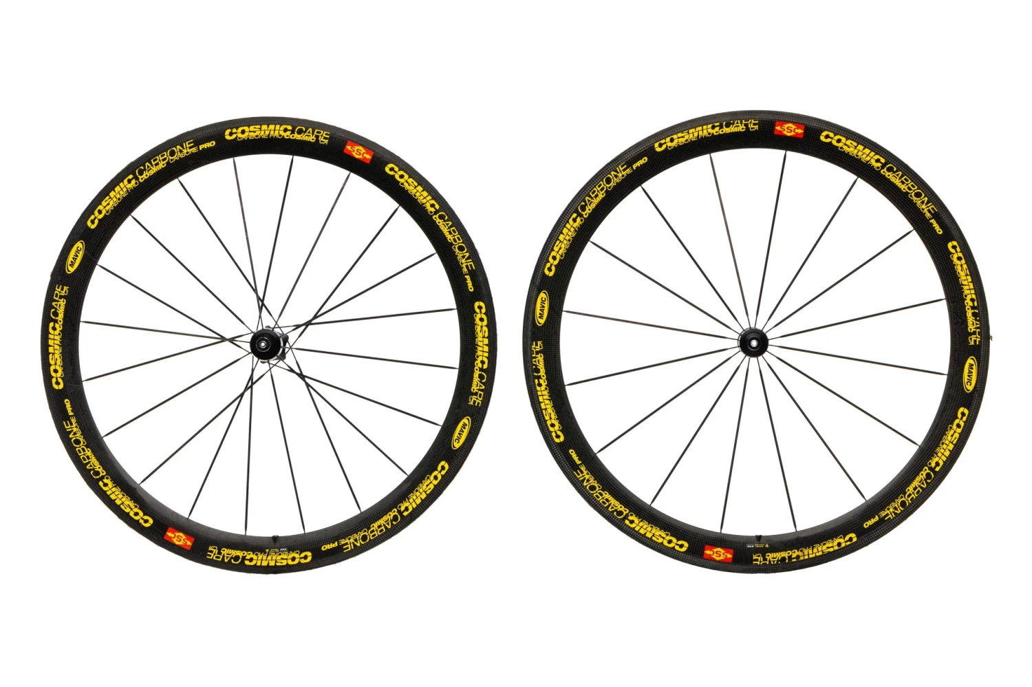 Mavic Cosmic Carbone Pro Carbon Tubular 700c Wheelset - Image 2