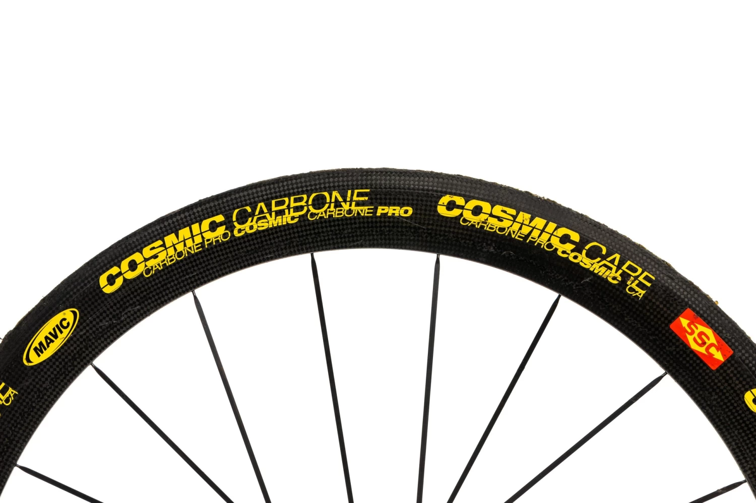 Mavic Cosmic Carbone Pro Carbon Tubular 700c Wheelset - Image 6