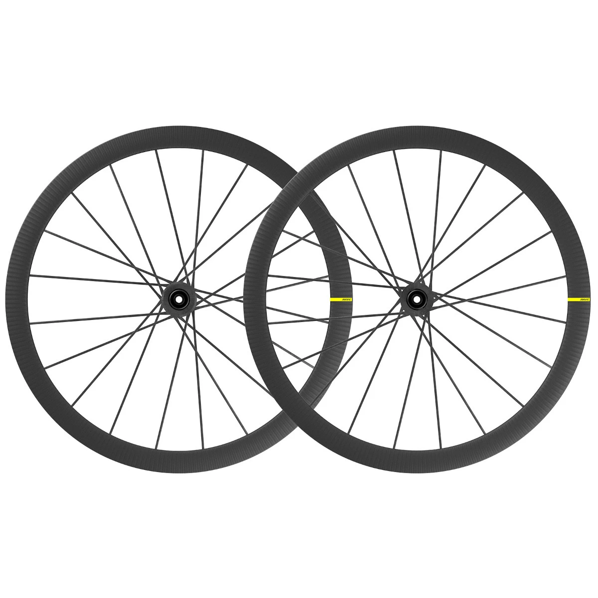 Mavic Cosmic Ultimate T Disc Carbon Wheelset - Tubular - Centerlock - FW: 12x100/QR | RW: 12x142mm/QR - Black