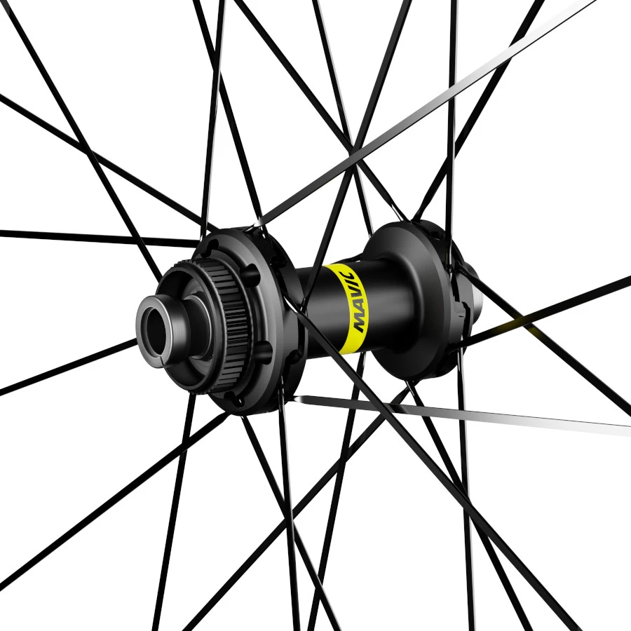Mavic Ksyrium SL Disc UST Front Wheel | Centerlock | 12x100mm/QR - Black - 2nd Choice - Image 2
