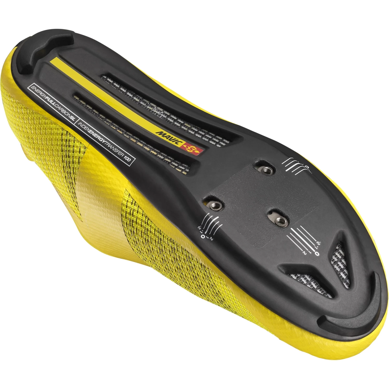 Mavic Cosmic Ultimate III Cycling Shoes - Yellow Mavic/yellow Mavic/black - 2nd Choice - Image 3