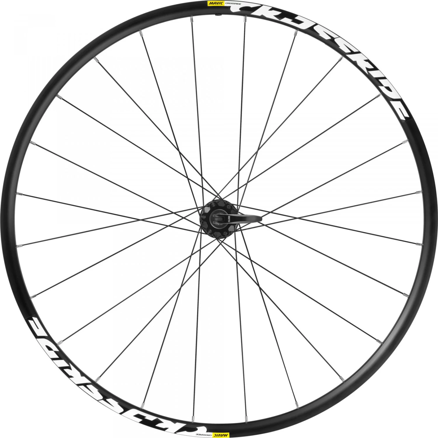 Mavic Crossride FTS-X 26 Rear Wheel - 26" | Aluminum | Clincher | 6-Bolt | QR 135 - HG - Black