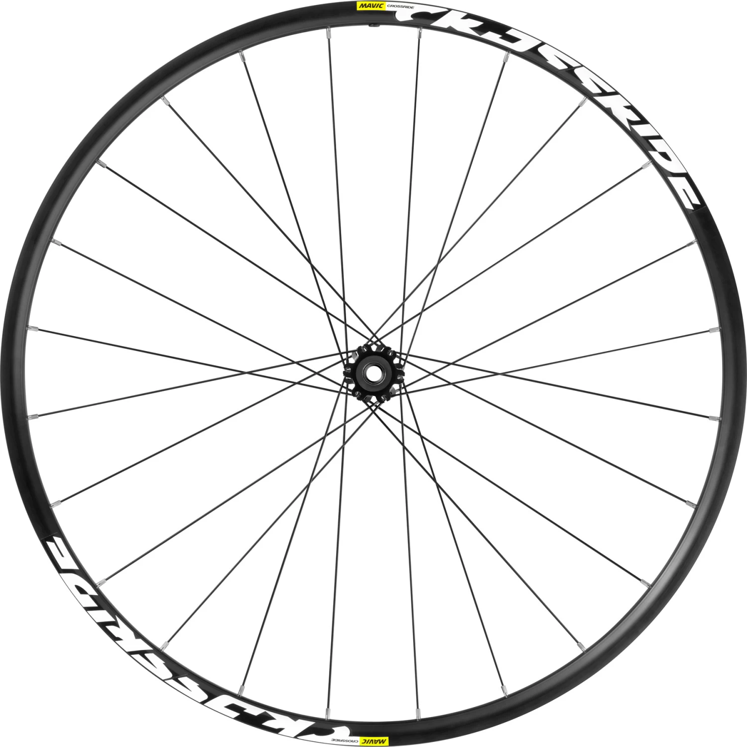 Mavic Crossride FTS-X 29 Front Wheel - 29" | Aluminum | Clincher | 6-Bolt | 15x100mm/QR - Black