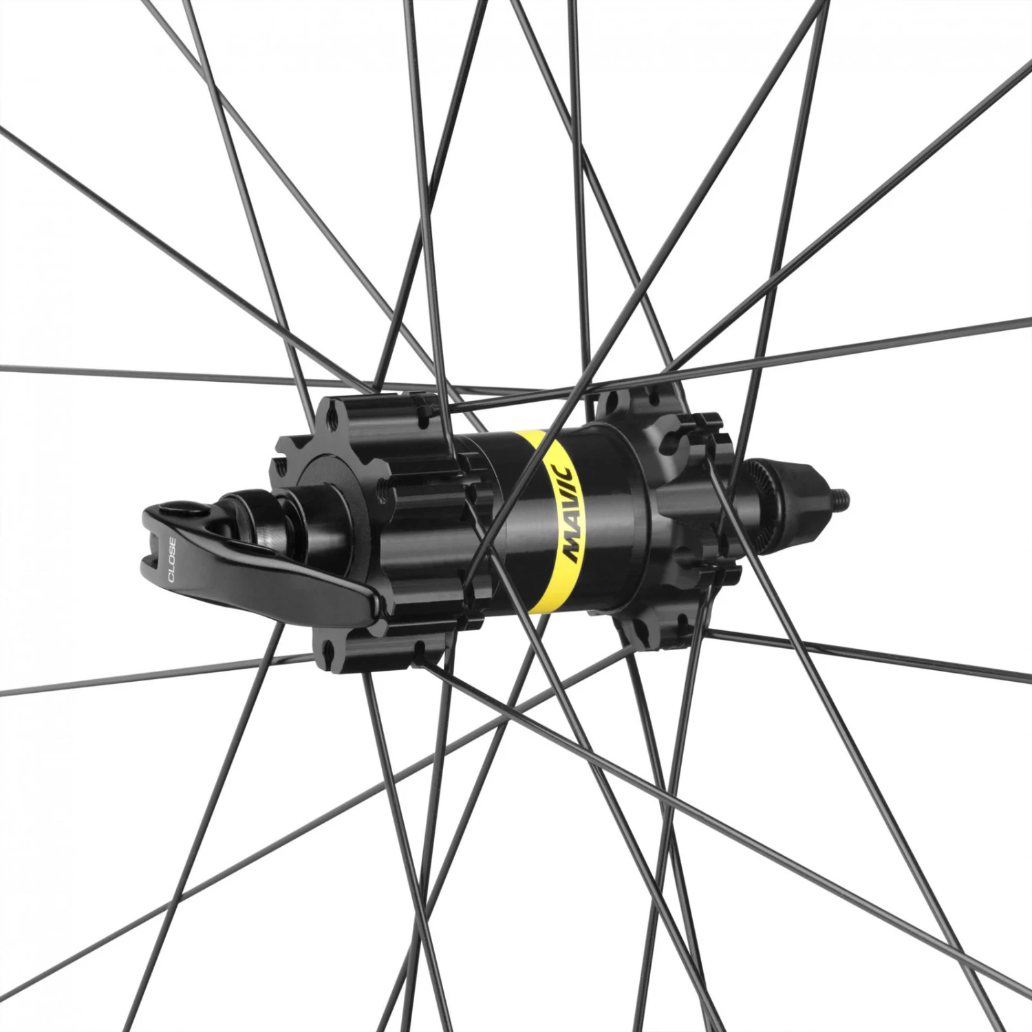 Mavic Crossride FTS-X 29 Front Wheel - 29" | Aluminum | Clincher | 6-Bolt | 15x100mm/QR - Black - Image 2