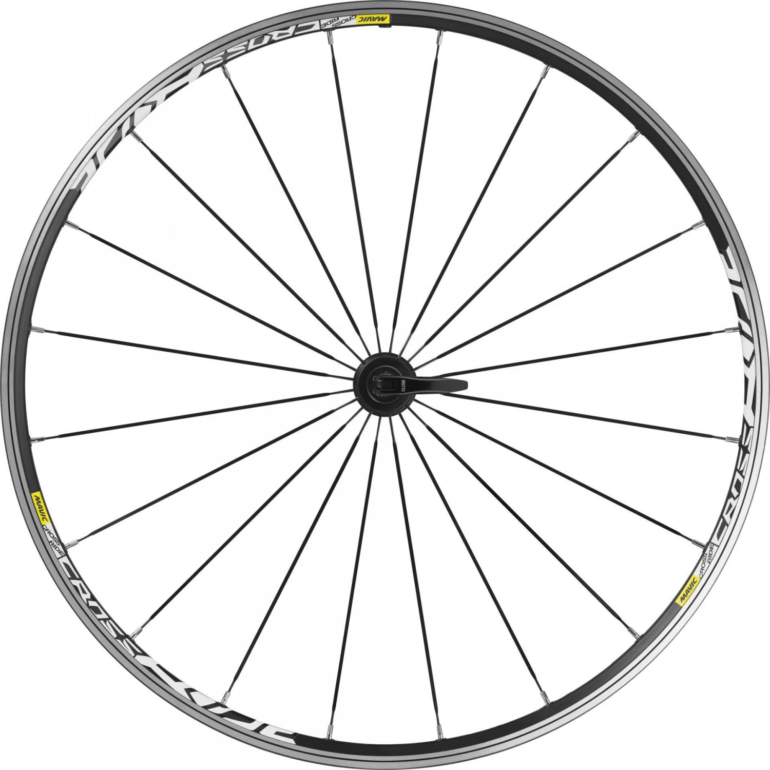 Mavic Crossride UB Front Wheel - 26" | Aluminum | Clincher | QR 100 - Black
