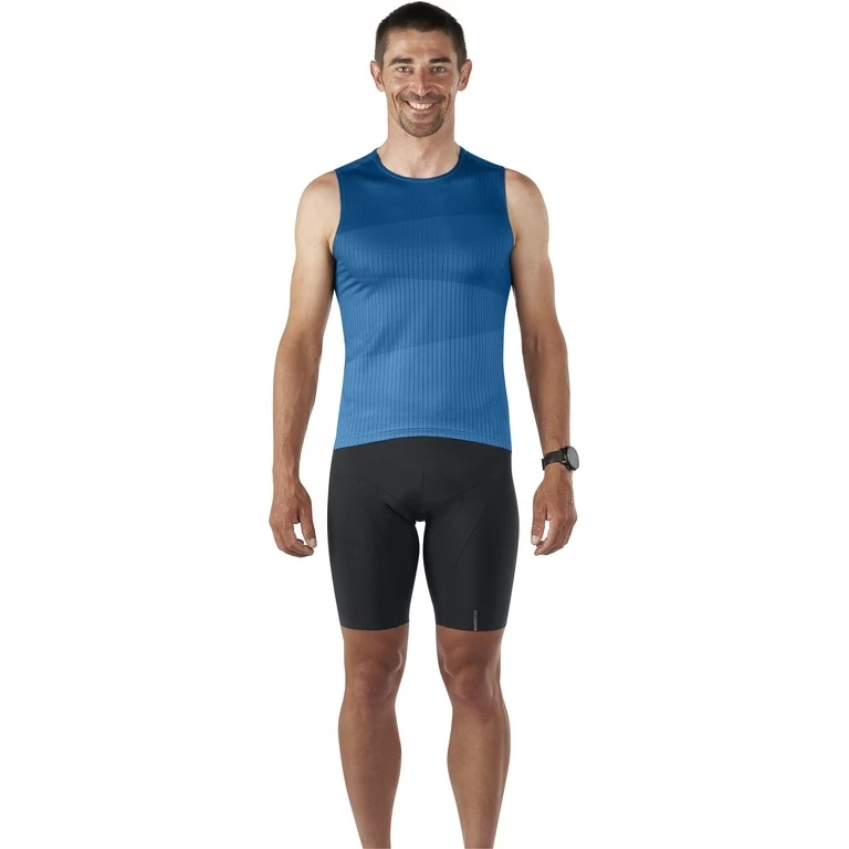 Mavic Hot Ride+ SL Graphic Sleeveless Base Layer - Classic Blue - Image 4