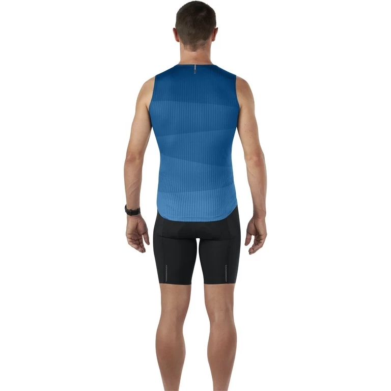 Mavic Hot Ride+ SL Graphic Sleeveless Base Layer - Classic Blue - Image 5