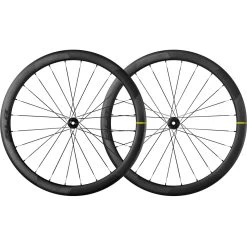 Mavic Cosmic SLR 45 Carbon UST Wheelset - Centerlock - FW: 12x100mm/QR | RW: 12x142mm/QR - Shimano HG