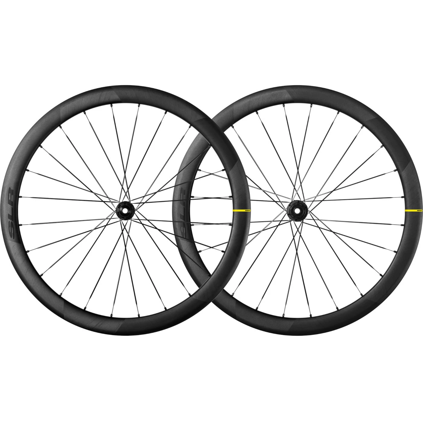 Mavic Cosmic SLR 45 Carbon UST Wheelset - Centerlock - FW: 12x100mm/QR | RW: 12x142mm/QR - Shimano HG