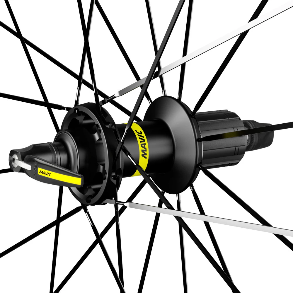 Mavic Cosmic SL 40 Carbon UST Wheelset - QR - Shimano HG - Image 5