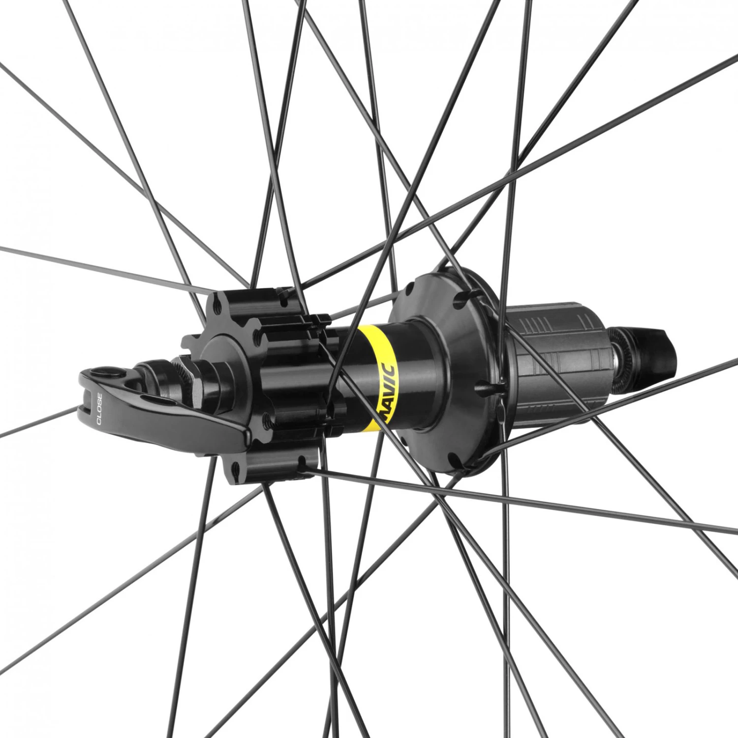 Mavic Crossride FTS-X 26 Rear Wheel - 26" | Aluminum | Clincher | 6-Bolt | QR 135 - HG - Black - Image 2