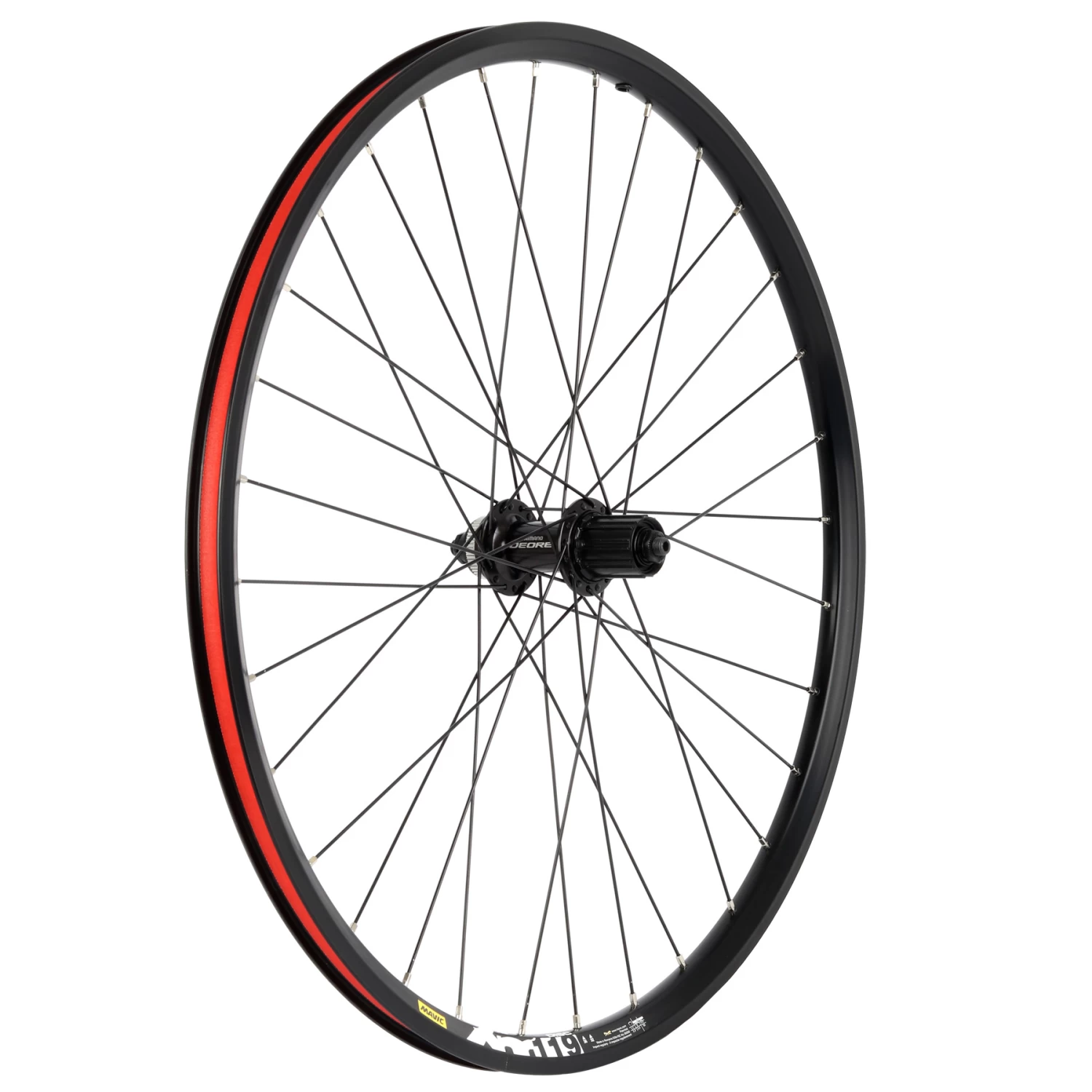 Shimano | Mavic - Deore FH-M6000 | XM 119 - 26 Inch Rear Wheel - Centerlock - QR - Black - Image 2
