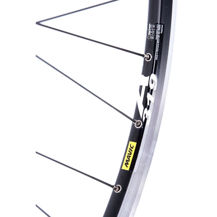 Shutter Precision | Mavic - PV-8 | A 319 - Front Wheel With Hub Dynamo - 28" | Clincher - QR - Black - Image 3